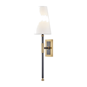 Applique murale en acier laiton vieilli et bronze ancien 13x55cm Bowery - Hudson Valley Lighting