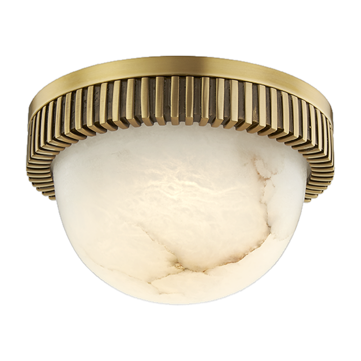Brass ceiling light in aged brass 13x8cm Ainsley - Hudson Valley Lighting