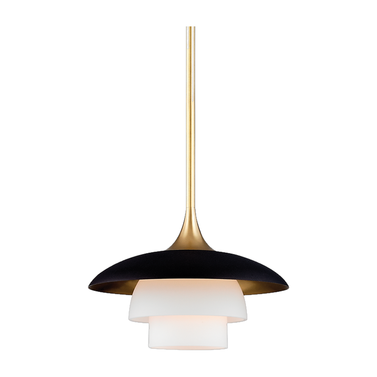 Sospensione in acciaio e ottone invecchiato 20x14cm Barron - Hudson Valley Lighting