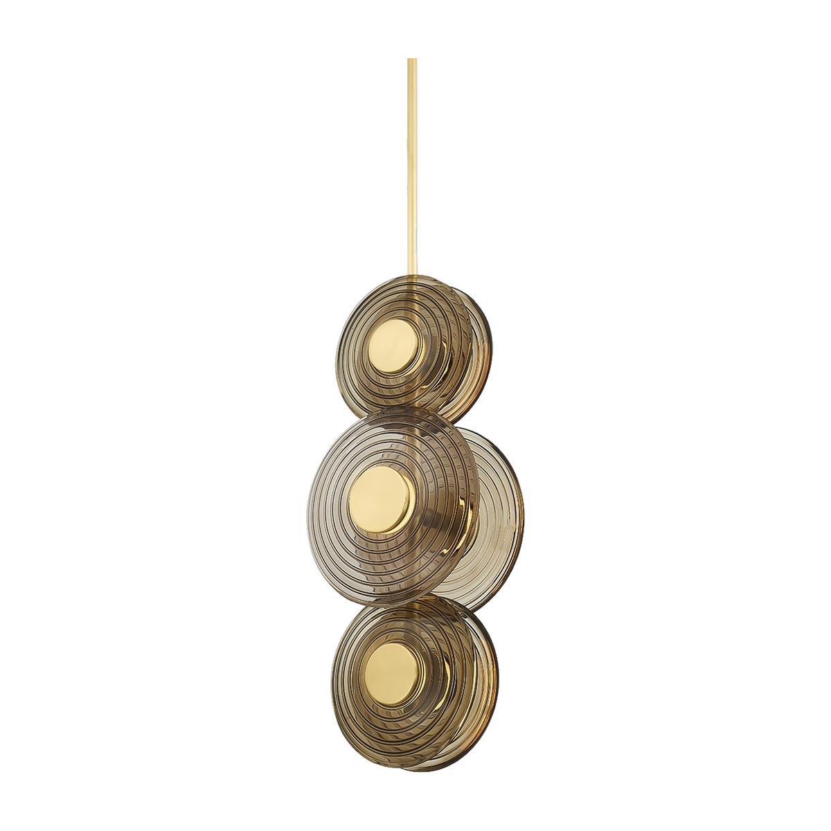 Suspension en acier laiton vieilli 30x20x74cm Griston - Hudson Valley Lighting
