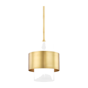Suspension en acier laiton vieilli 28x34cm Corinth - Hudson Valley Lighting