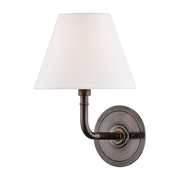 Applique murale en acier bronze patiné 20x29cm Signature No.1 - Hudson Valley Lighting