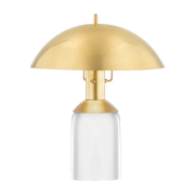 Table lamp in aged brass steel 33x41cm Bayside - Hudson Valley Lighting