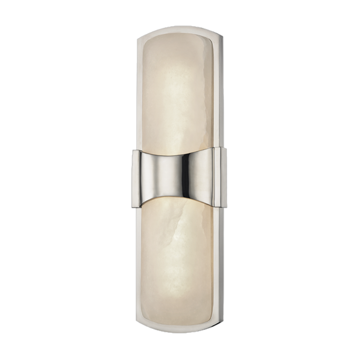 Applique murale en acier nickel poli 13x38cm Valencia - Hudson Valley Lighting