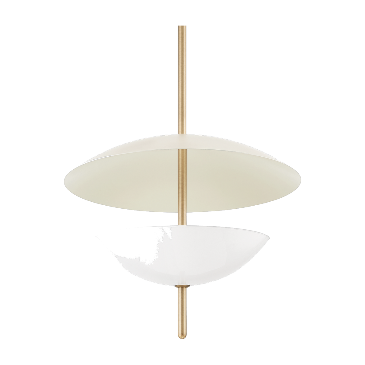 Hängeleuchte Messing patiniert und Sand 61x51cm Dion - Troy Lighting
