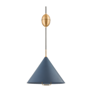 Suspension laiton patiné 46x43cm Fontana - Troy Lighting