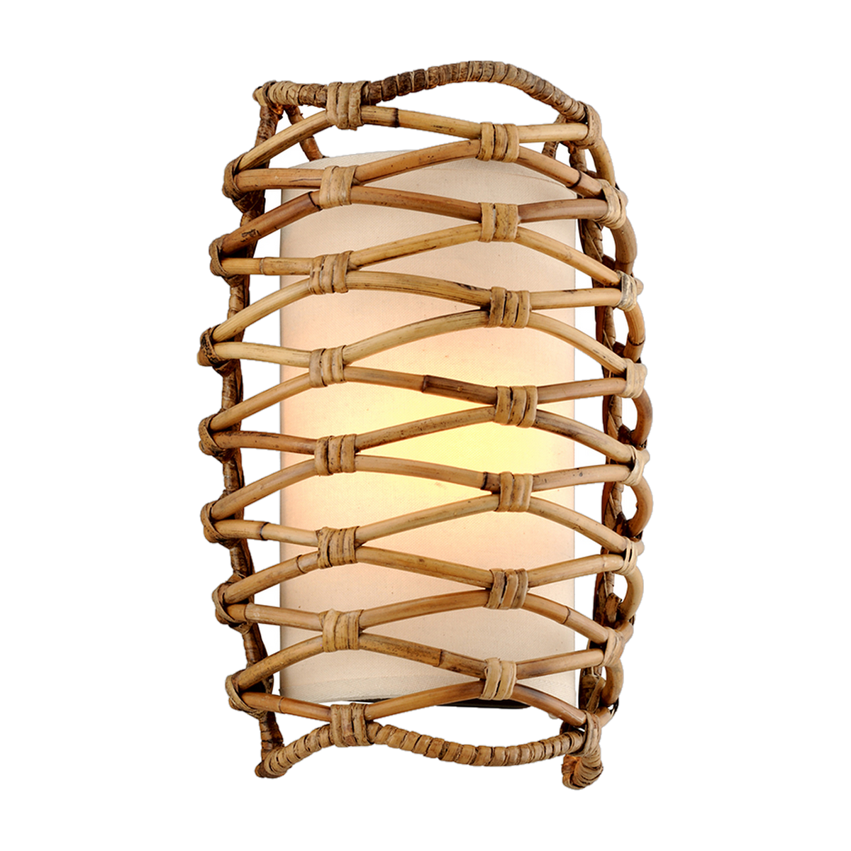 Applique murale en fer bronze texturé 26x37cm Balboa - Troy Lighting