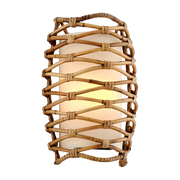 Applique murale en fer bronze texturé 26x37cm Balboa - Troy Lighting