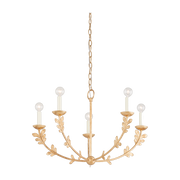Suspension en acier feuille d'or ancienne 71x44cm Florian - Troy Lighting