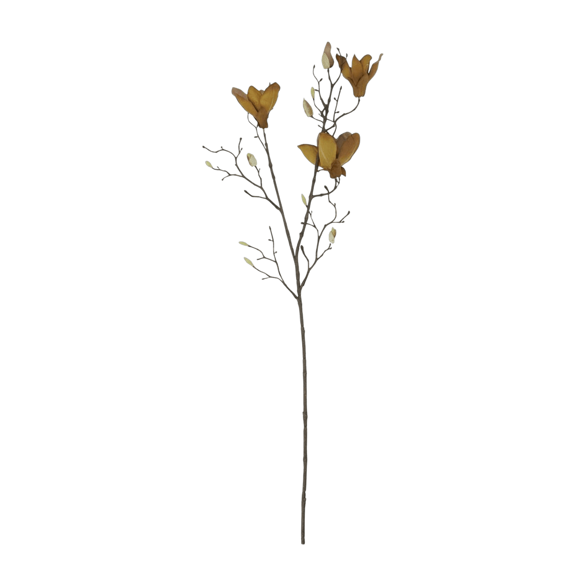 Artificial silk flower Mangnolia Brown - House Doctor - The Cool Republic
