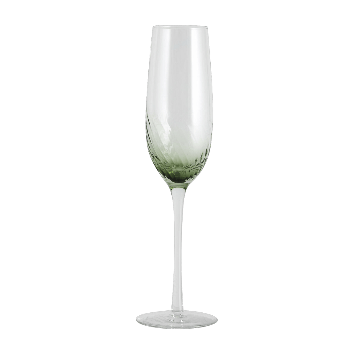 Flûte à champagne verte 27,5 x 7,7 cm Garo - Nordal - The Cool Republic