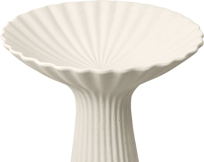 Fontaine d'appoint en béton renforcé beige 50x43x75cm Pedestal bowl - Ferm living - The Cool Republic