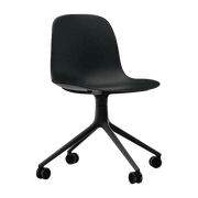 Form Chair Swivel 4W Black Alu - Normann Copenhagen - The Cool Republic