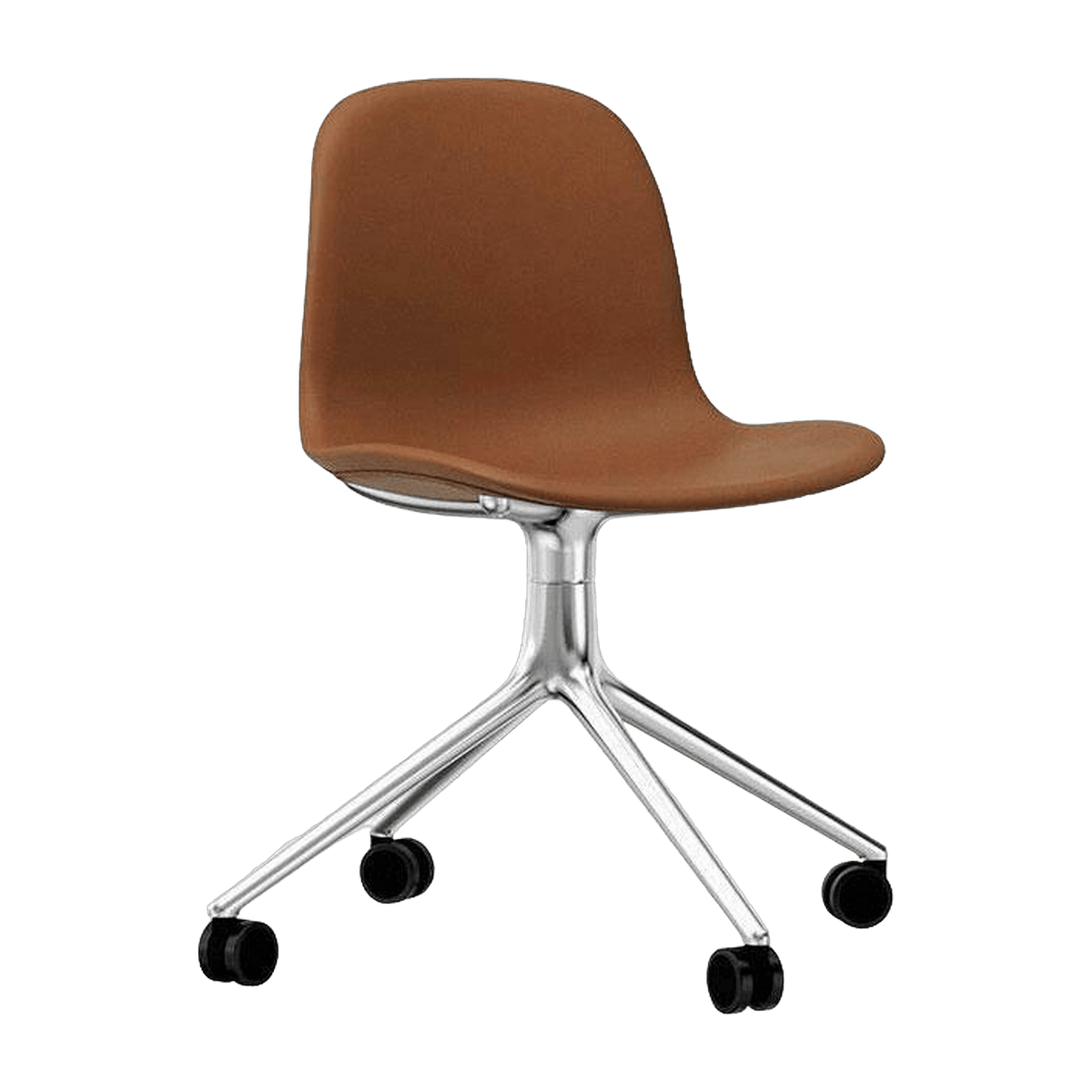Form Chair Swivel 4W Full Uph. Alu - Normann Copenhagen - The Cool Republic