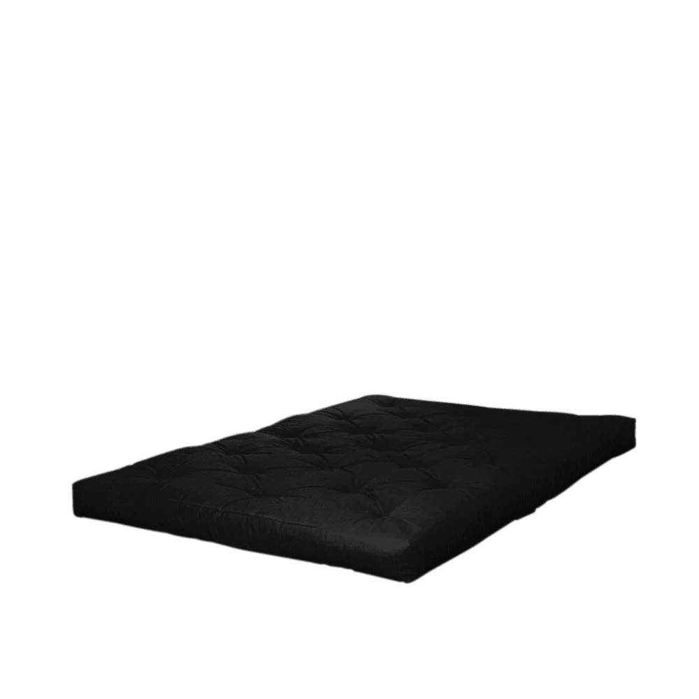 Futon basique en coton noir 90x200cm - Karup Design - The Cool Republic
