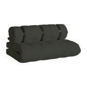 Futon canapé de jardin dépliable gris Buckle-up - Karup Design - The Cool Republic
