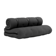 Futon canapé de jardin gris foncé 734 dépliable Buckle-up - Karup Design - The Cool Republic