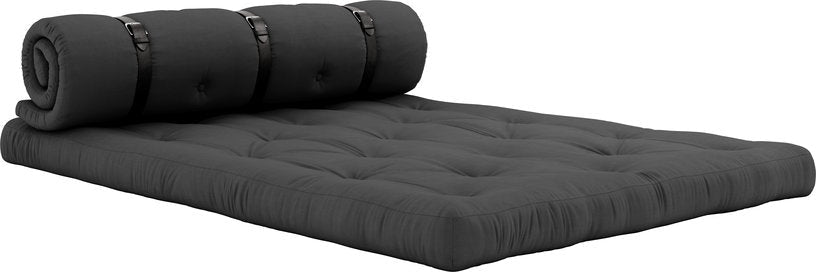 Futon canapé de jardin gris foncé 734 dépliable Buckle - up - Karup Design - The Cool Republic