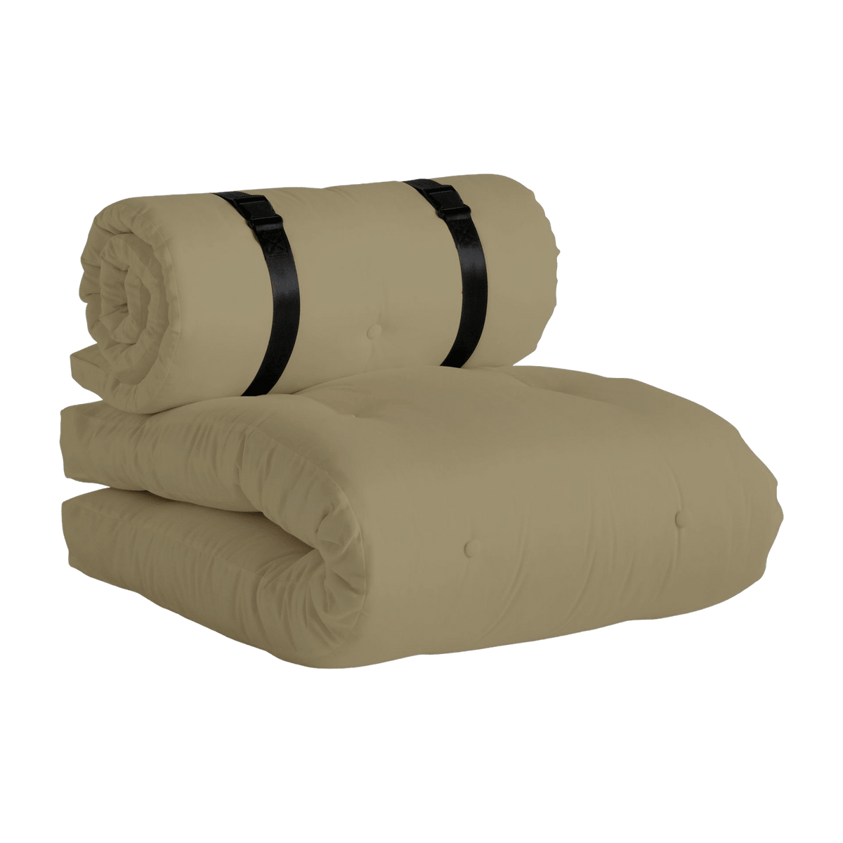 Futon de jardin dépliable beige Buckle-Up - Karup Design - The Cool Republic