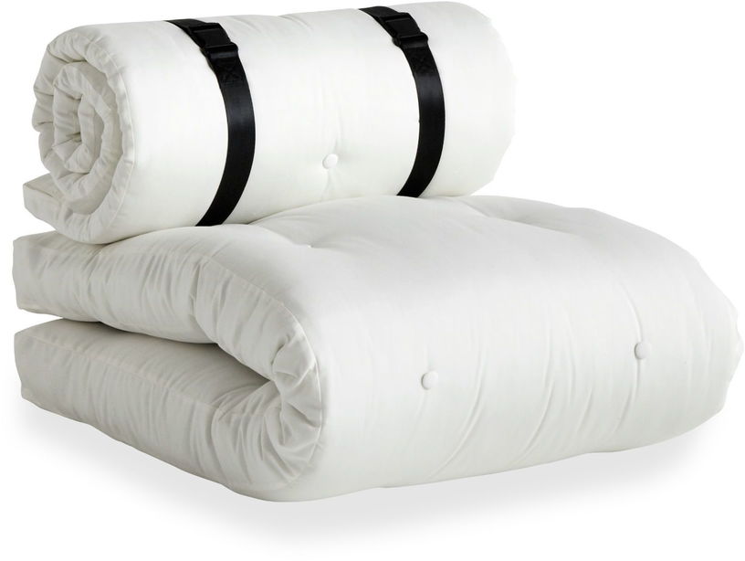 Futon de jardin dépliable blanc Buckle - Up - Karup Design - The Cool Republic