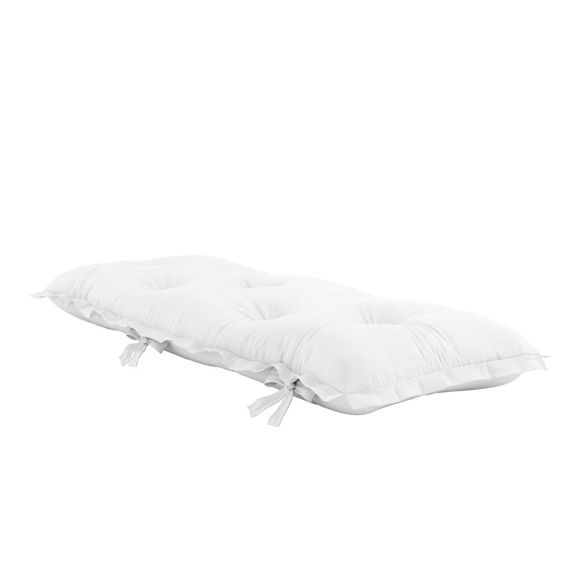 Futon d'extérieur en acrylique blanc 80x135x65cm Sit and sleep - Karup Design - The Cool Republic