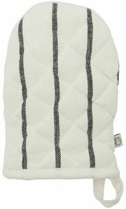 Gant De Cuisine Hddry Blanc À Rayures Noires - House Doctor - The Cool Republic