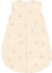 Gigoteuse de mi-saison en coton bio brown hoshi birds 0-6mois Fluffy - Nobodinoz