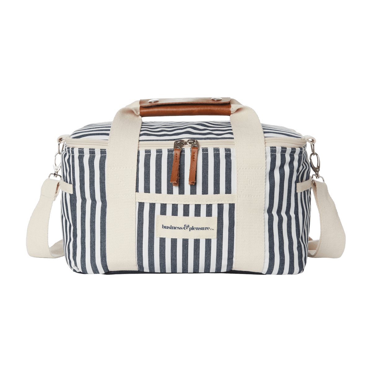 Glacière aux rayures bleues et blanches Premium - Business & Pleasure - The Cool Republic