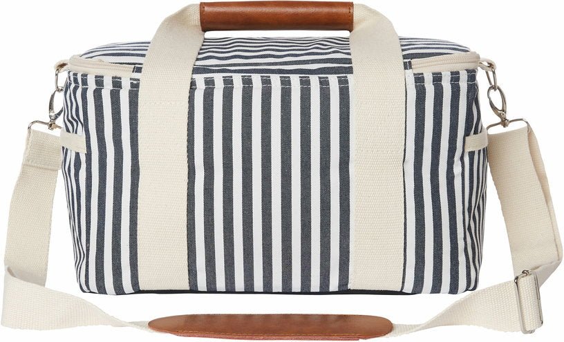 Glacière aux rayures bleues et blanches Premium - Business & Pleasure - The Cool Republic
