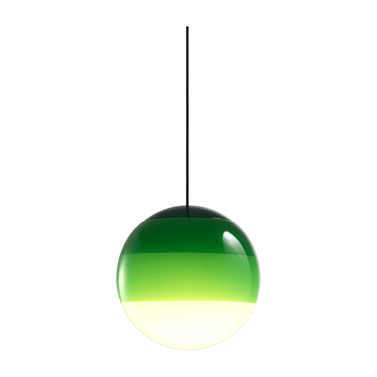 Globe de remplacement 13,5 cm vert suspension Dipping Light - Marset - The Cool Republic