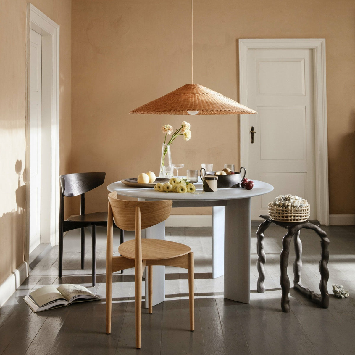Grand natural rattan lampshade 90 x 21 cm Dou - Ferm Living - The Cool Republic