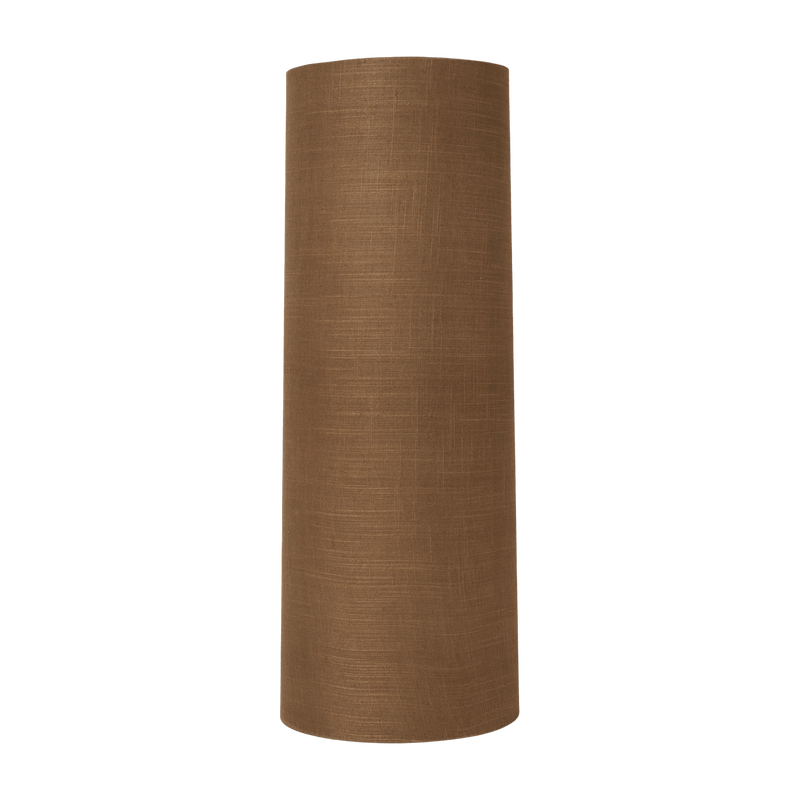 Grand abat jour en tissu marron Hebe - Ferm Living - The Cool Republic
