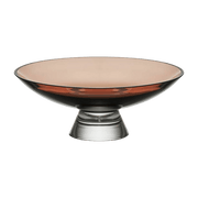 Silhouette Bowl Large Caramel - Nude Glass - The Cool Republic