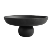 Grand black ceramic bowl 43x43x18cm Baburu - 101 Copenhagen - The Cool Republic