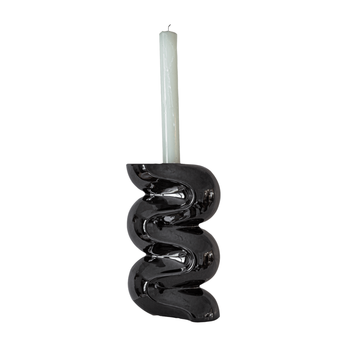 Grand Ganache black ceramic candleholder - Cosin Paris - The Cool Republic