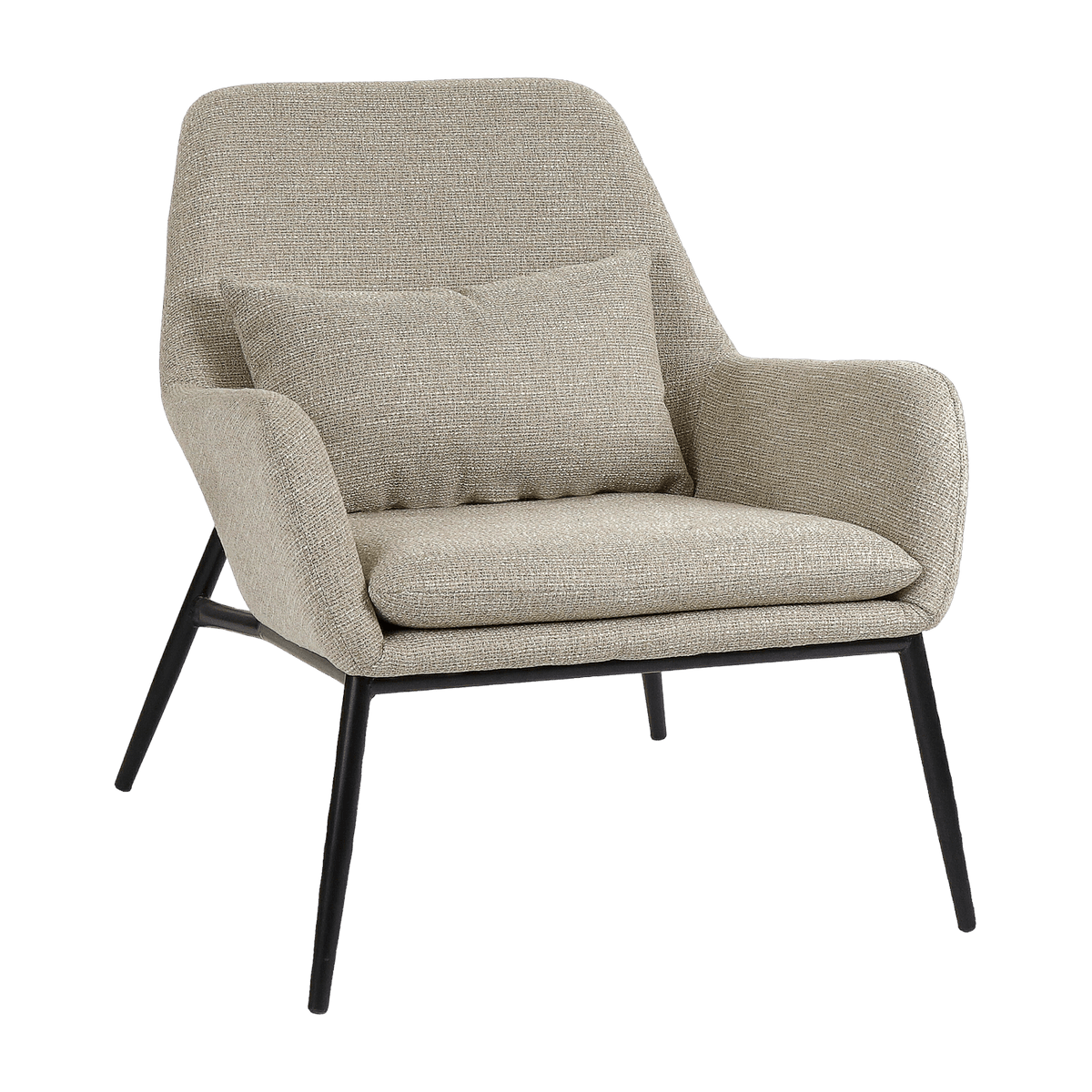 Grand Hailey sand fabric comfort chair - Pomax - The Cool Republic