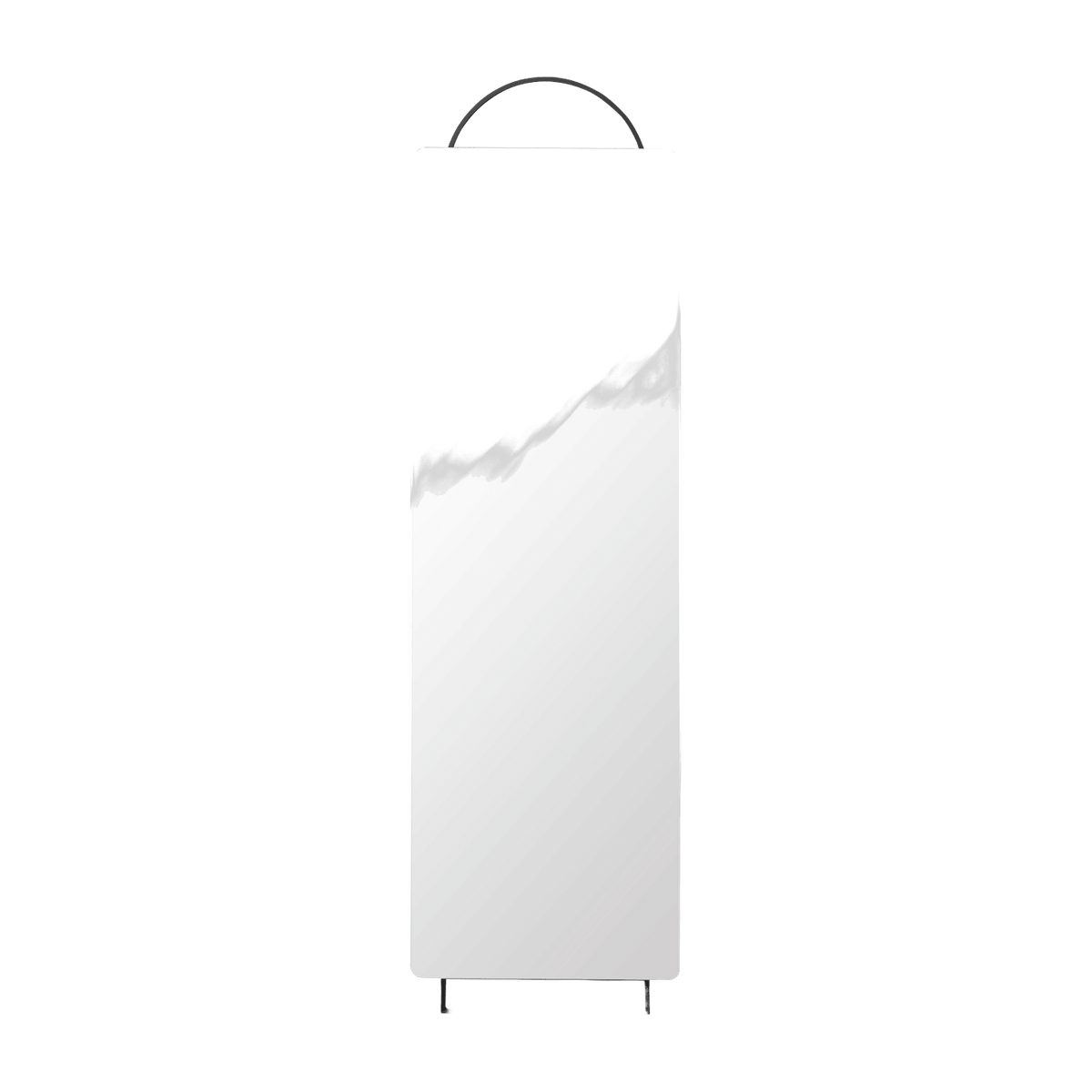 Grand miroir en fer noir 45 x 159 cm Adorn - Ferm Living - The Cool Republic