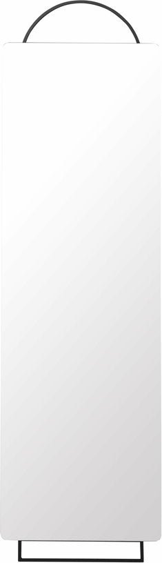 Grand miroir en fer noir 45 x 159 cm Adorn - Ferm Living - The Cool Republic