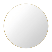 Grand miroir rond en laiton 110 cm - Gubi - The Cool Republic