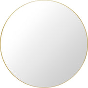 Grand miroir rond en laiton 110 cm - Gubi - The Cool Republic