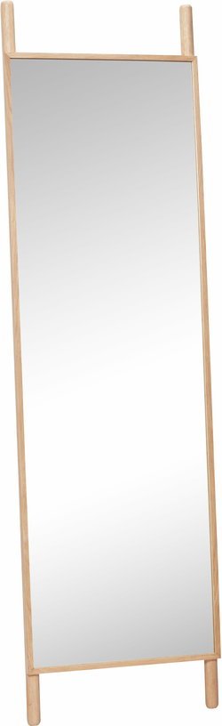 Grand miroir sur pied en chêne - Hübsch - The Cool Republic