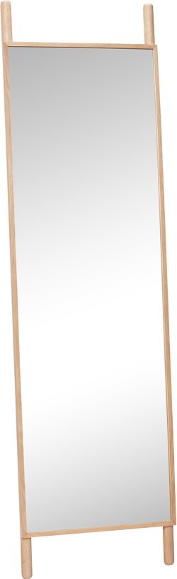 Grand miroir sur pied en chêne - Hübsch - The Cool Republic