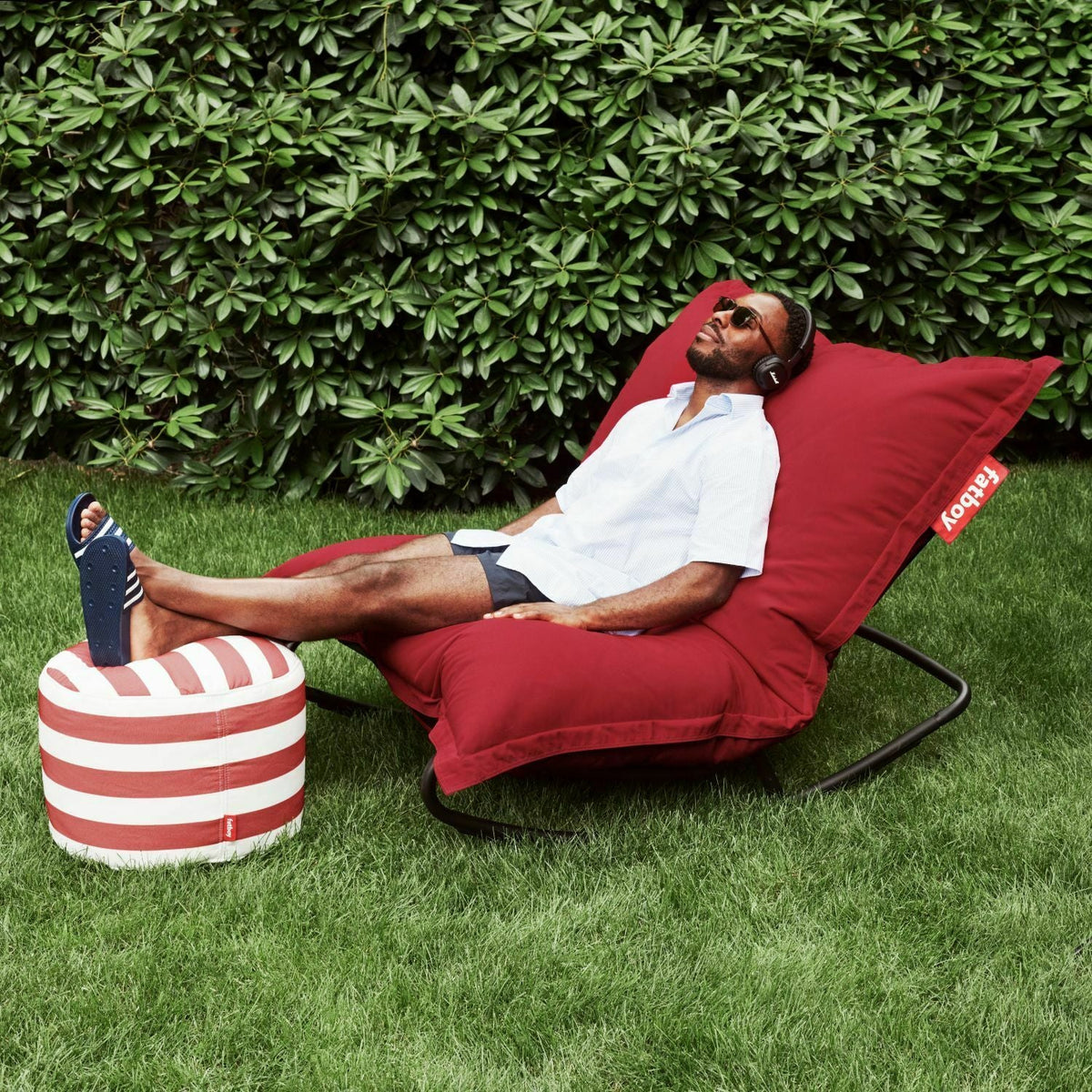 Grand pouf extérieur gris tonnerre Original Outdoor - Fatboy - The Cool Republic