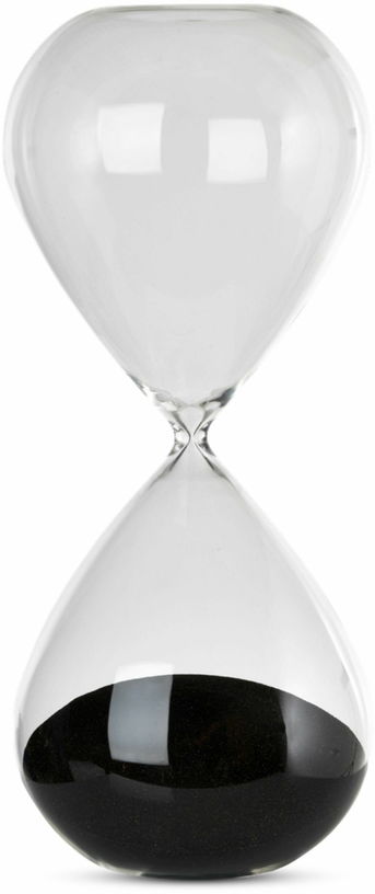 Grand sablier en verre et sable noir Ball - Pols Potten - The Cool Republic