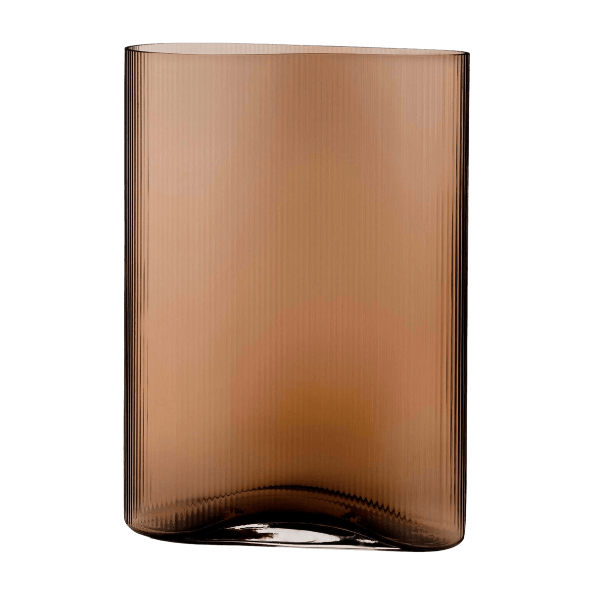 Mist Vase Caramel Tall - Nude Glass - The Cool Republic