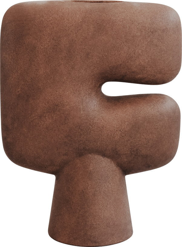 Grand vase en céramique terre cuite Tribal - 101 Copenhagen - The Cool Republic