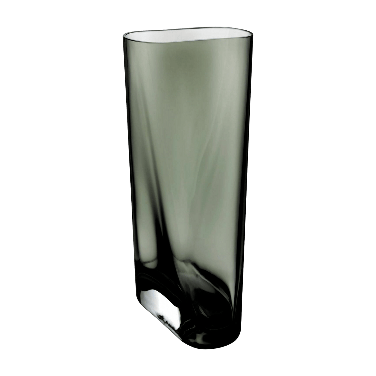 Inca Vase Tall Smoke - Nude Glass - The Cool Republic