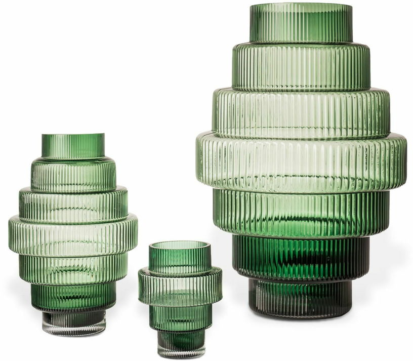 Grand vase en verre vert Steps - Pols Potten - The Cool Republic