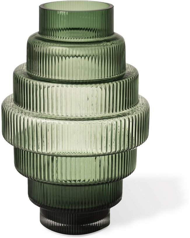 Grand vase en verre vert Steps - Pols Potten - The Cool Republic