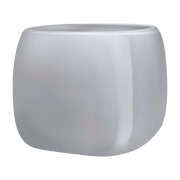 Mono Box Vase Extra Large Opal Grey - Nude Glass - The Cool Republic